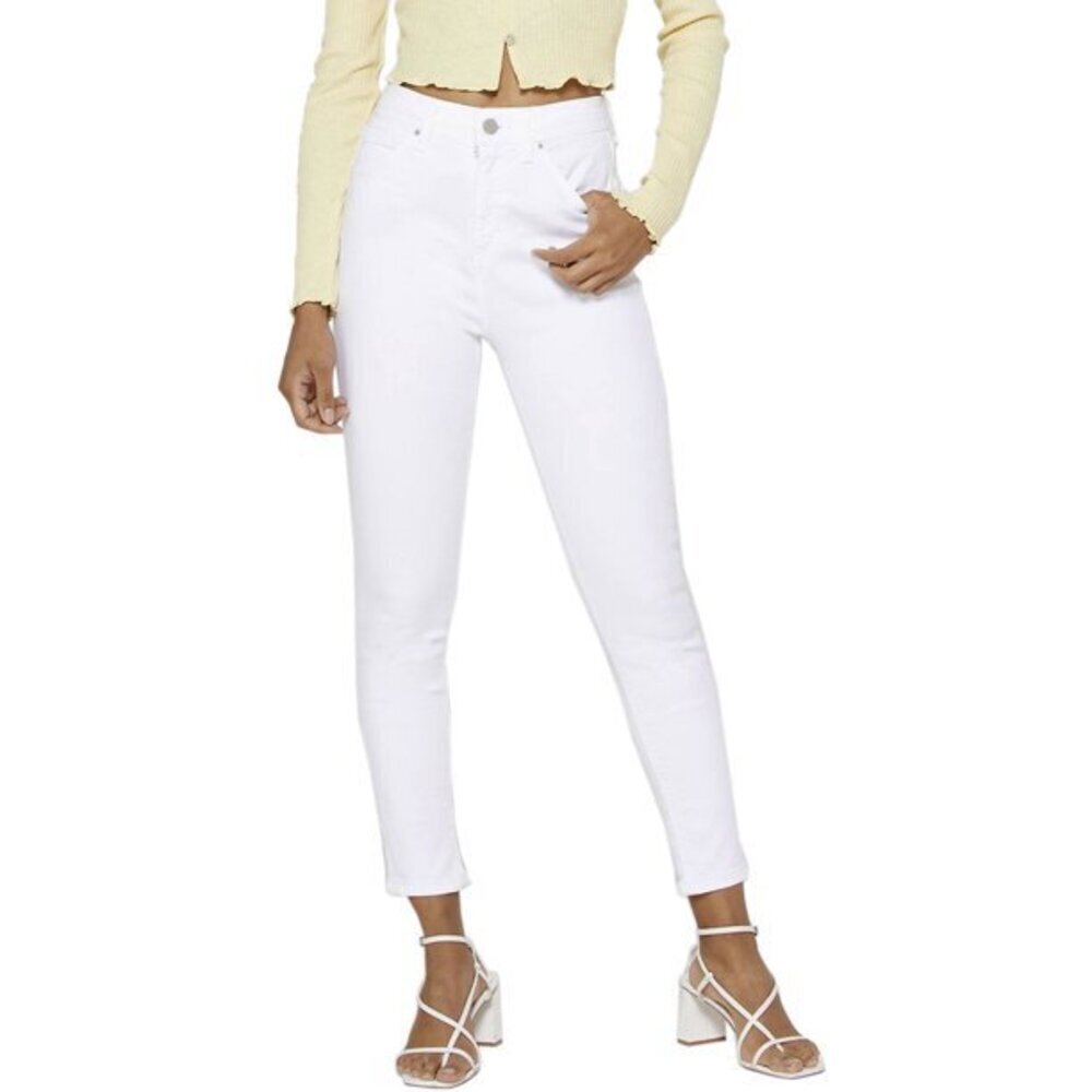 Abound women's Sustainable Denim High Rise Skinny Jeans In White Size 29